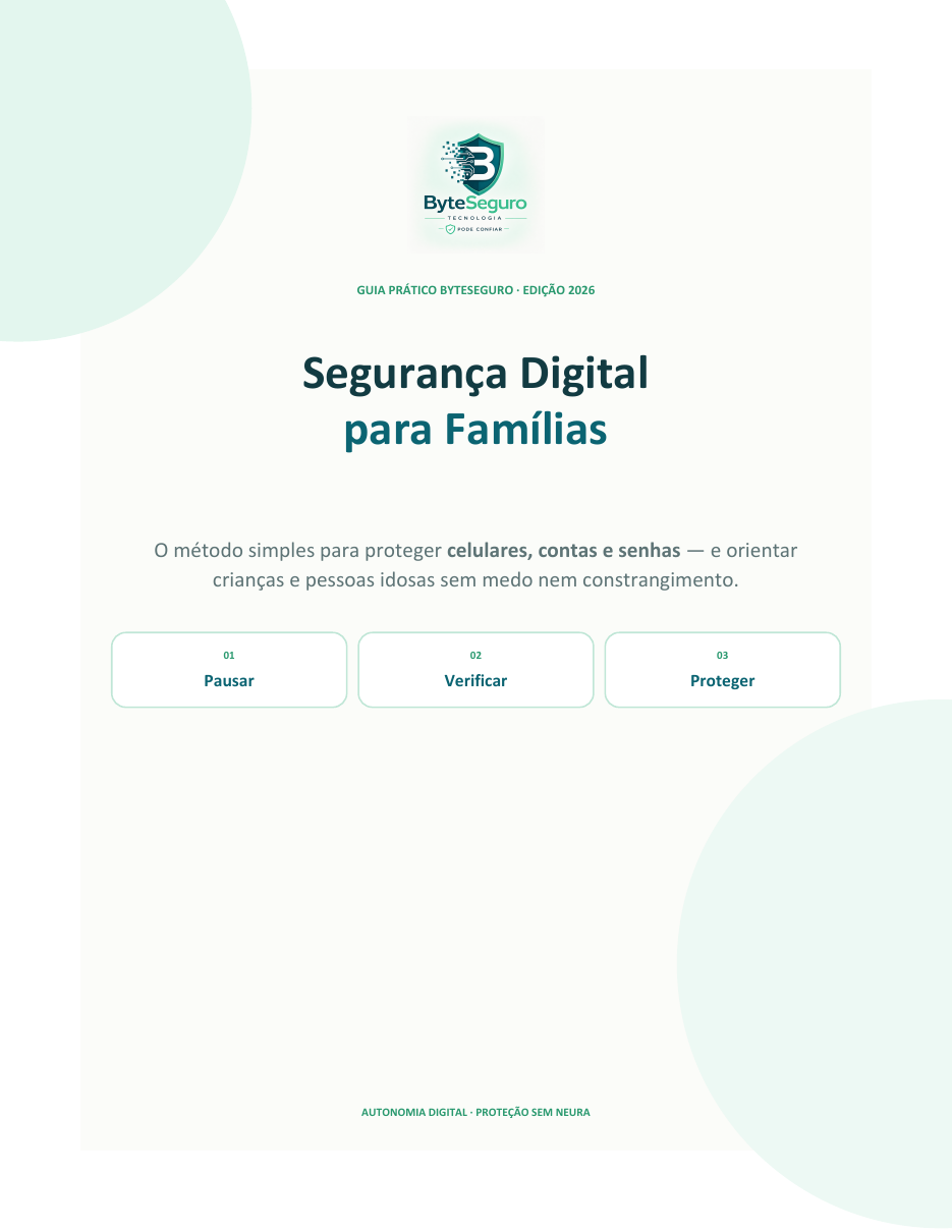Capa do e-book Segurança Digital para Famílias